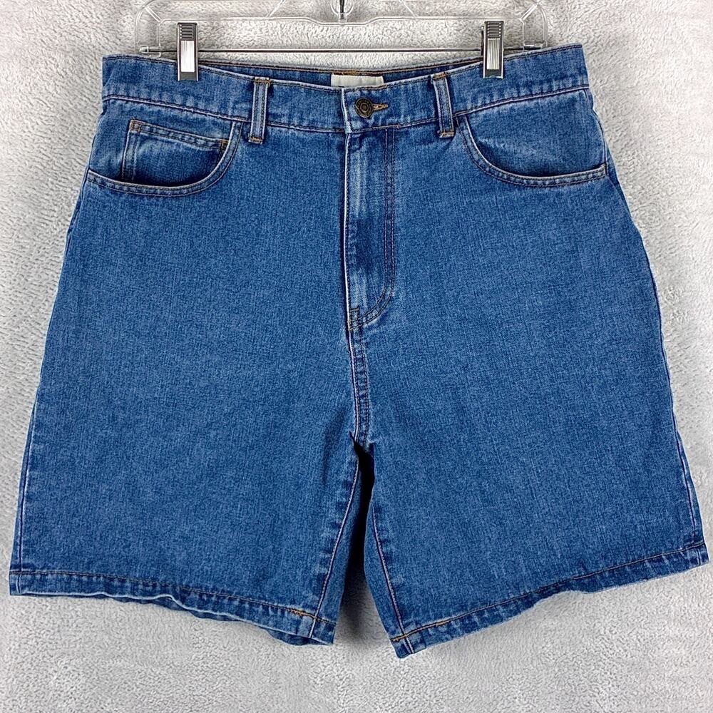 Rhythm Shorts Mens 32 Blue Denim Jorts Classic Preppy Summer Beach Huckberry